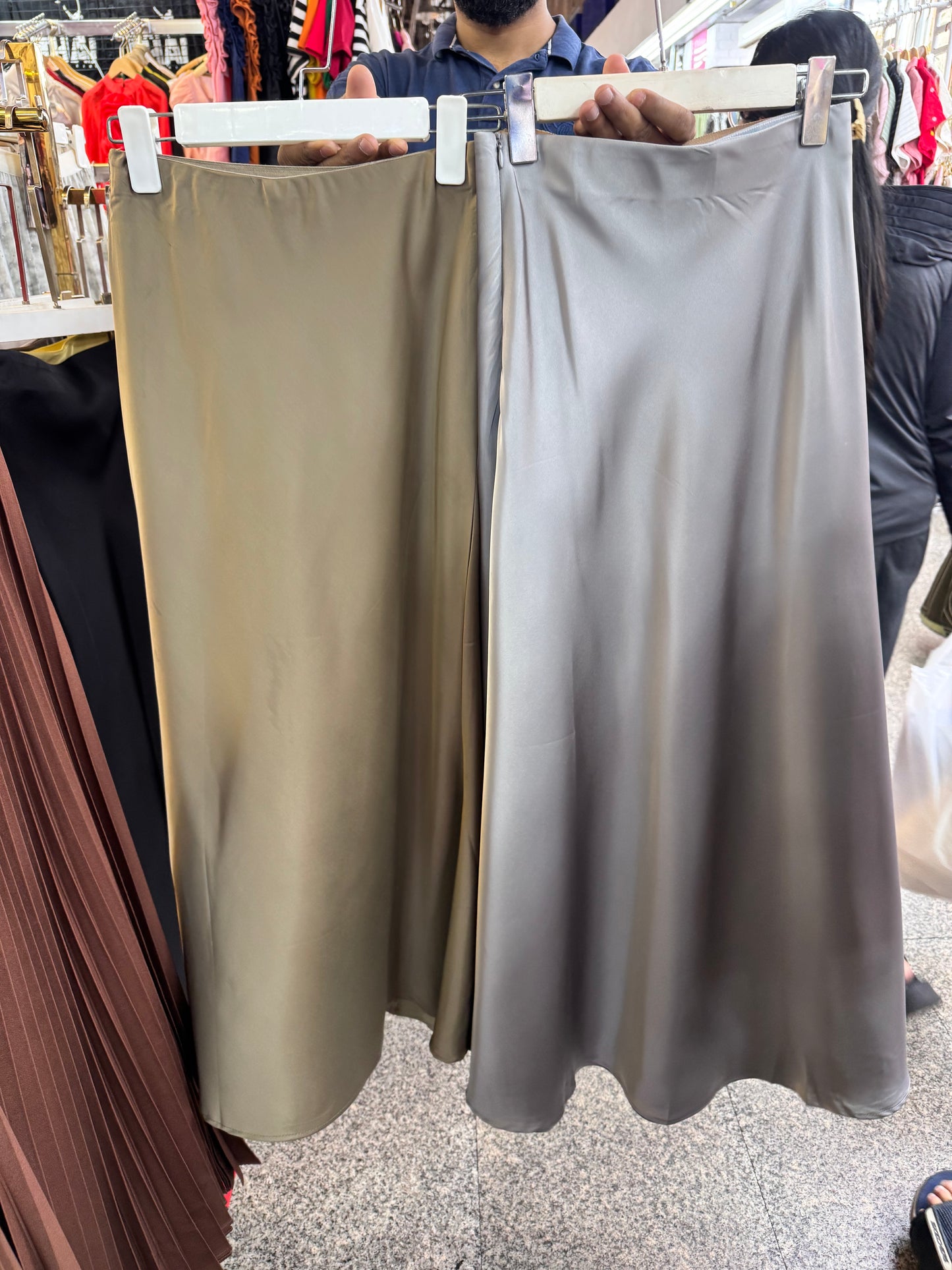 Premium Soft Satin Skirt OS