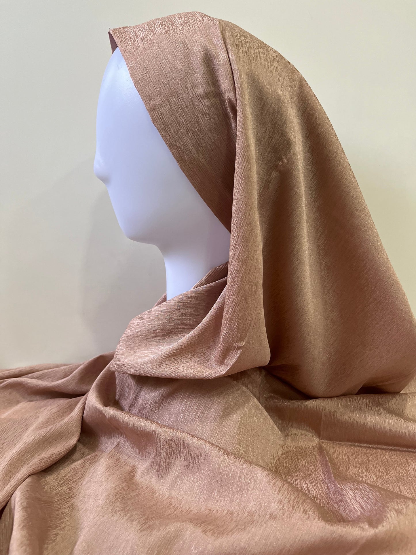 Brandy Rose Silver Chiffon Hijab