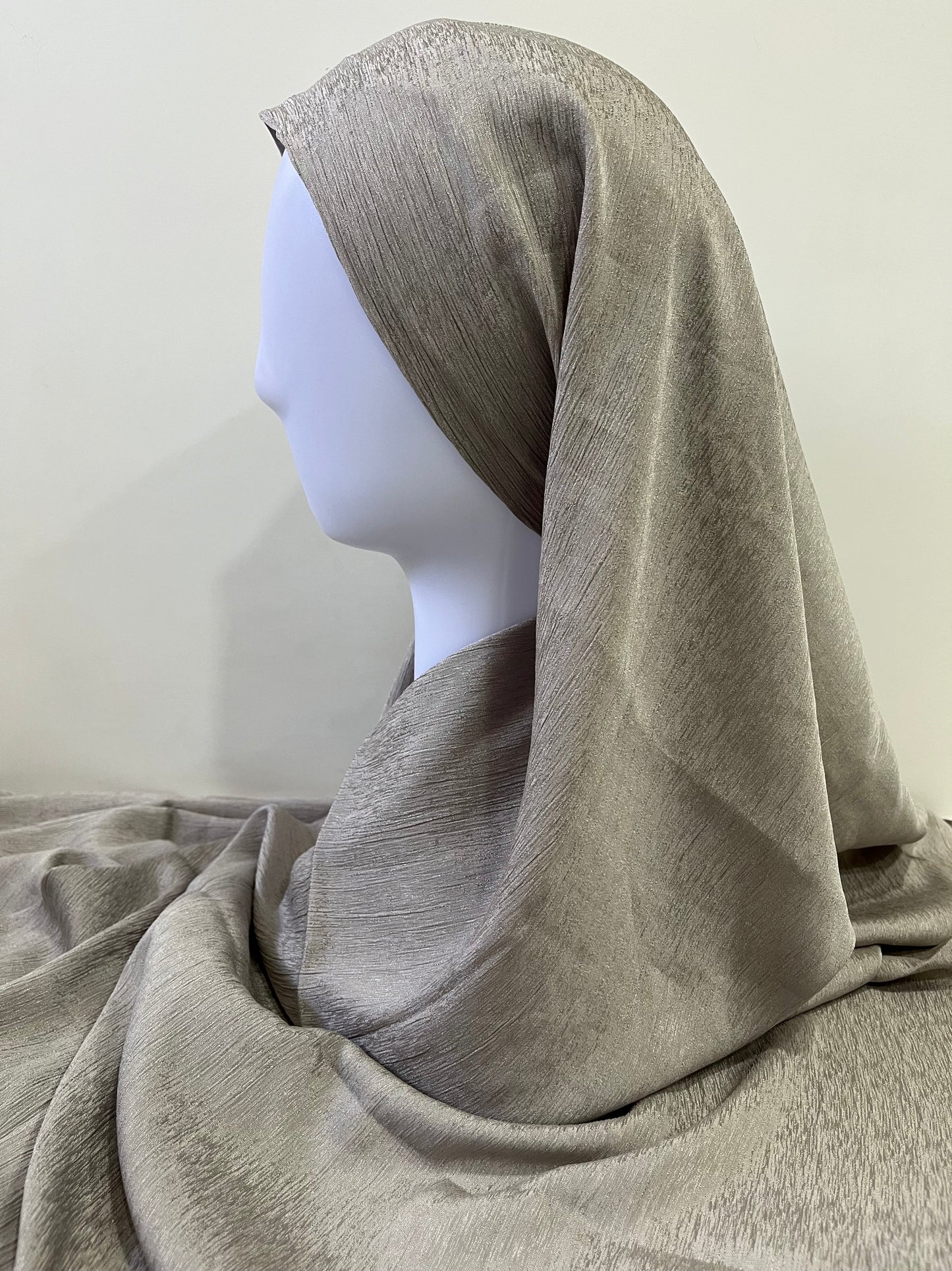 Dawn Silver Chiffon Hijab