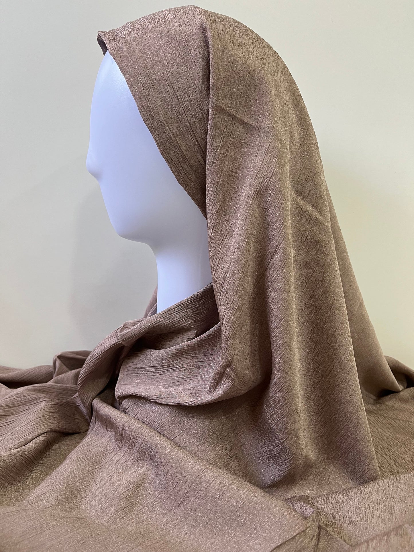 Sand Dune Silver Chiffon Hijab