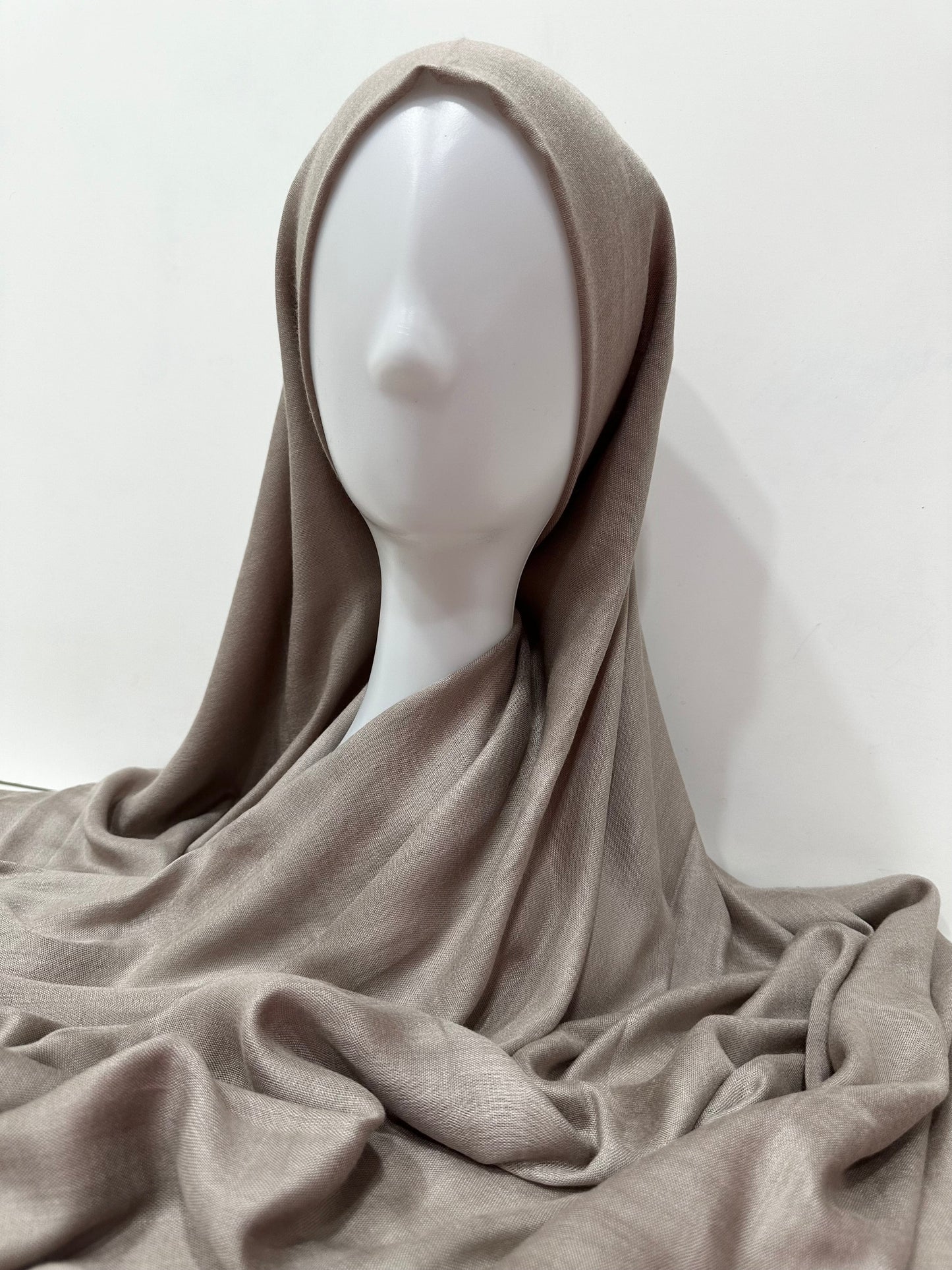 Stone Turkish Cotton Hijab